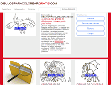 Tablet Screenshot of dibujosparacoloreargratis.com